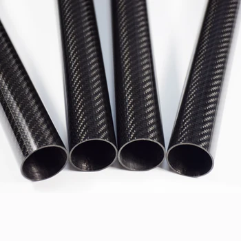 OEM 3k or forged carbon fiber tube custom , carbon fiber bending tube Carbon fiber straight pipe