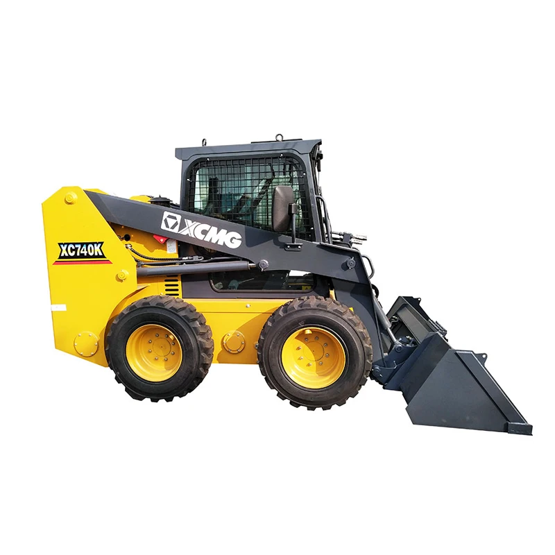 Popular New XC740K Walk Behind Mini Skid Steer Wheel Loader for Sale Like Kanga