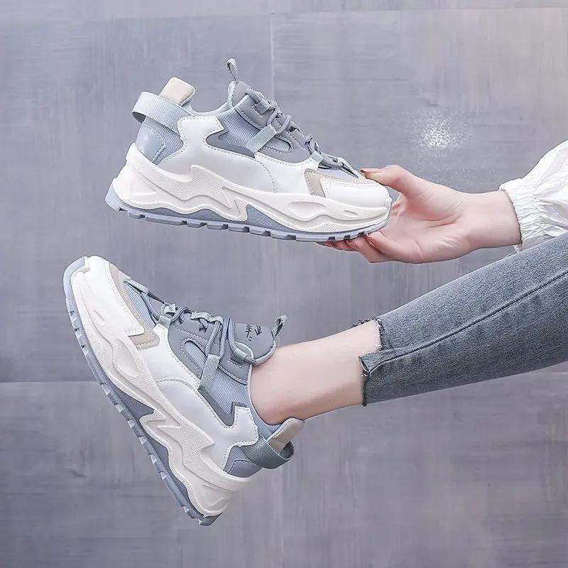 Shop High-Quality Thick Bottom Lacing Sneakers for Women