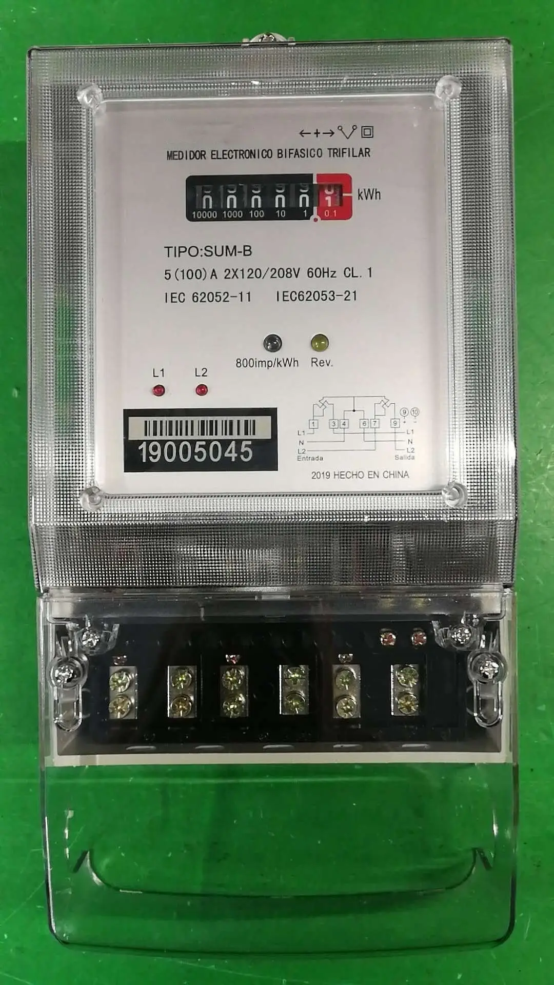 NEW DSS8888 Two Phase 13A Digital Electronic Cyclometric kWh Electrical Energy Meter  WiFi Energy Meter Medidor De Energia