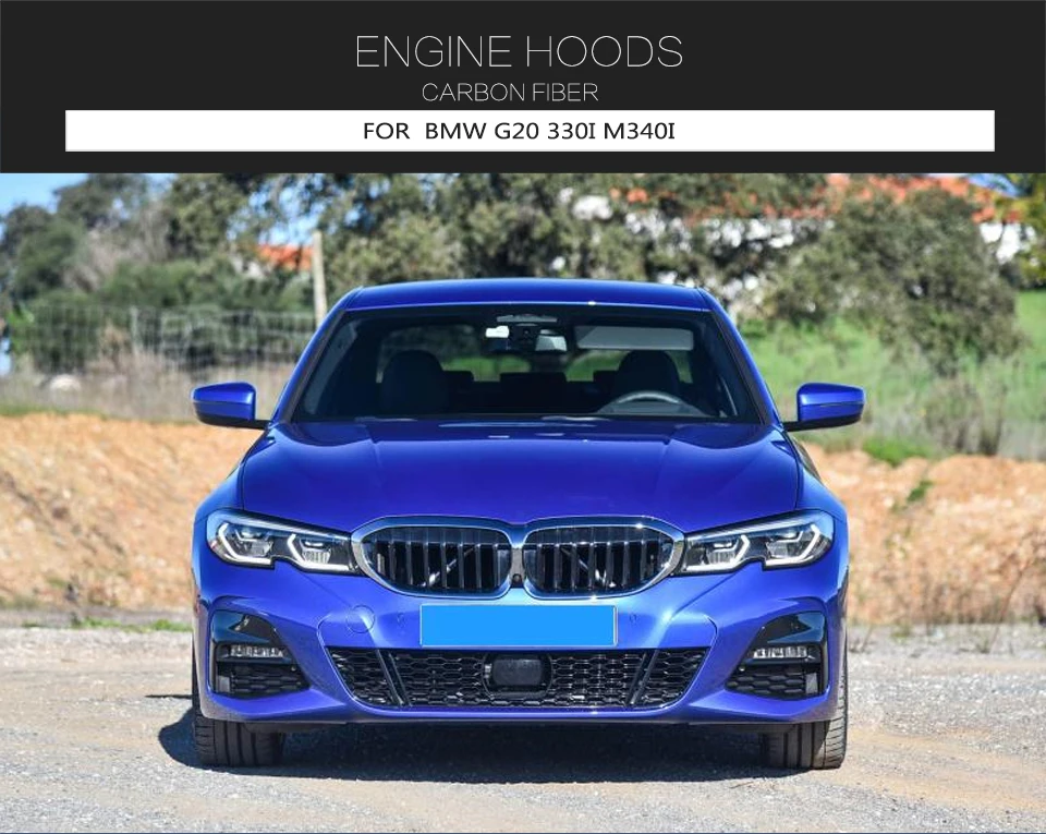 For Bmw G20 330i M340i 2019 2020 Auto Carbon Fiber Engine Hoods Buy