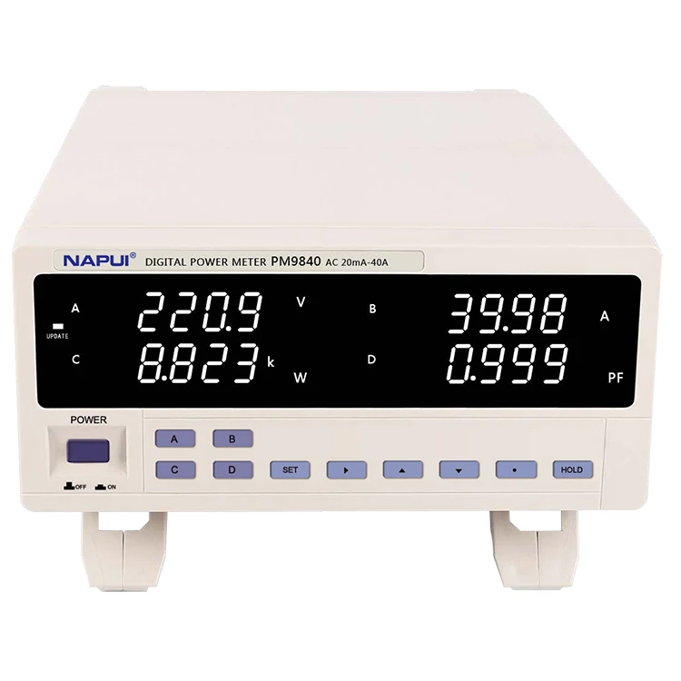 NAPUI PM9840 Multifunction Power Factor Frequency Digital Power Analyzer