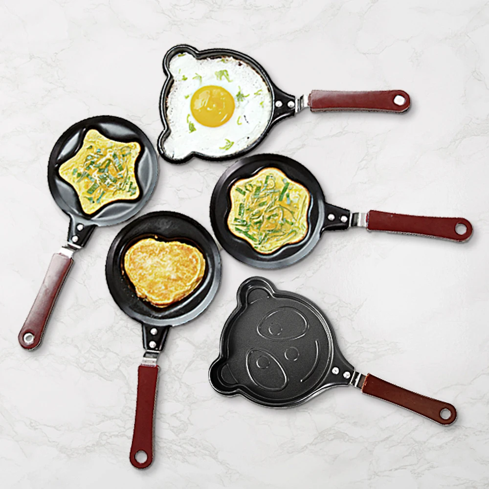 Антипригарная Мини-Сковорода для жарки Cookercool с различным дизайном, антипригарная сковорода для яиц panini