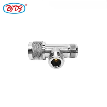 Adaptador Tipo T Conector N Macho A 2 Hembras - Para Instalaciones De Radiofrecuencia