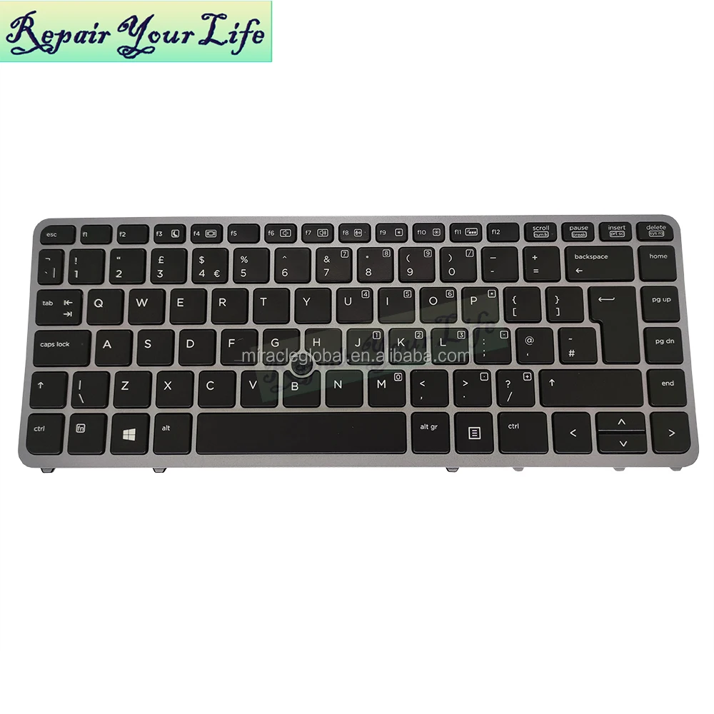 HP Elitebook 840 G1 850 G1 Backlit Keyboard - 1M+ Durability