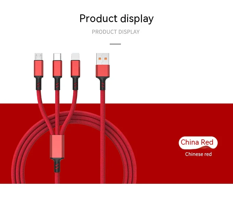 three data cable 5A 3C Electronic Consumer Products Manufacture