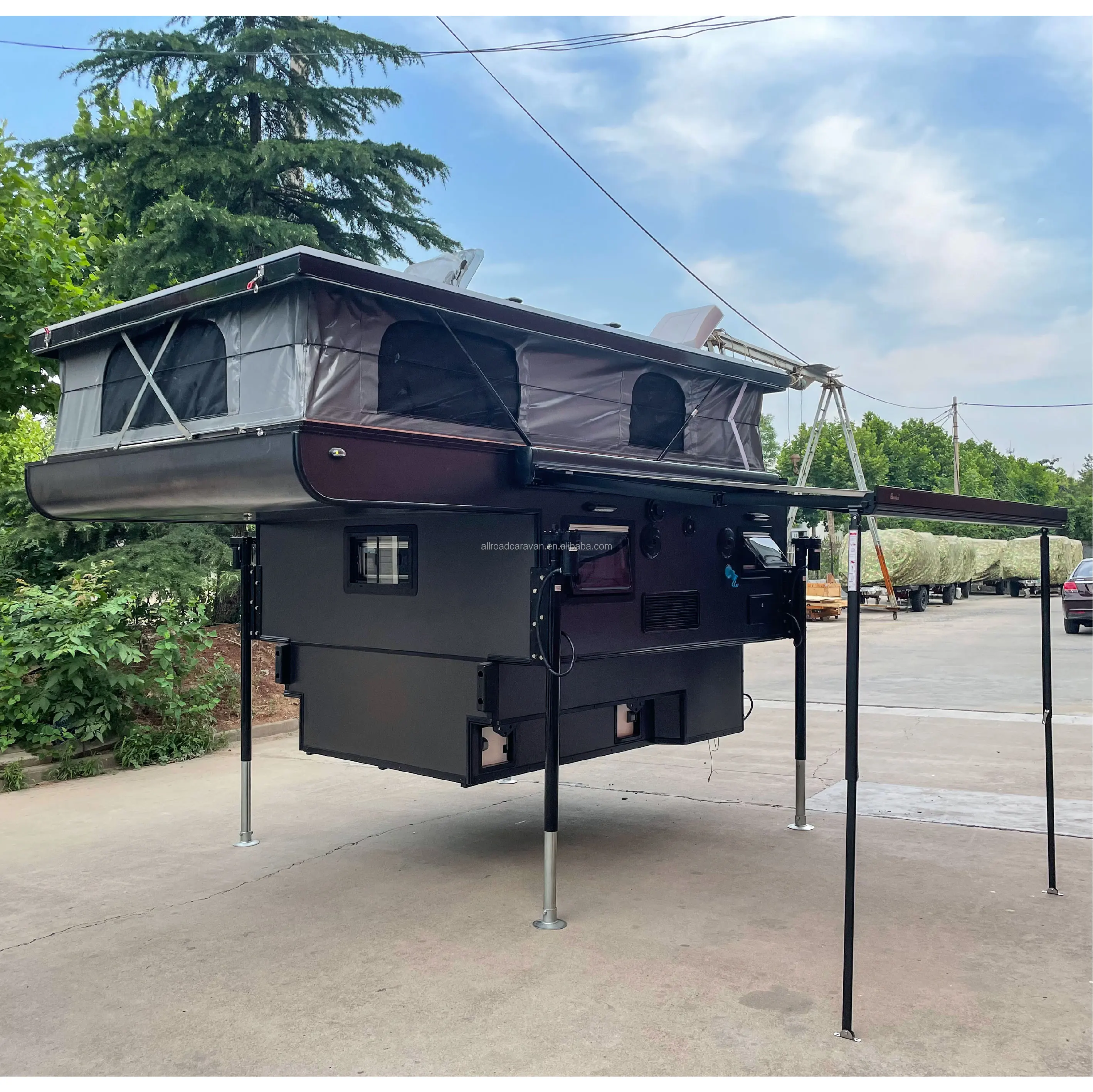 Allroad Lightweight Slide in Truck Camper 4x4 Pick-up Truck Camper with ...