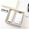White le buckle coffee cup pm137 charging treasure two-piece set