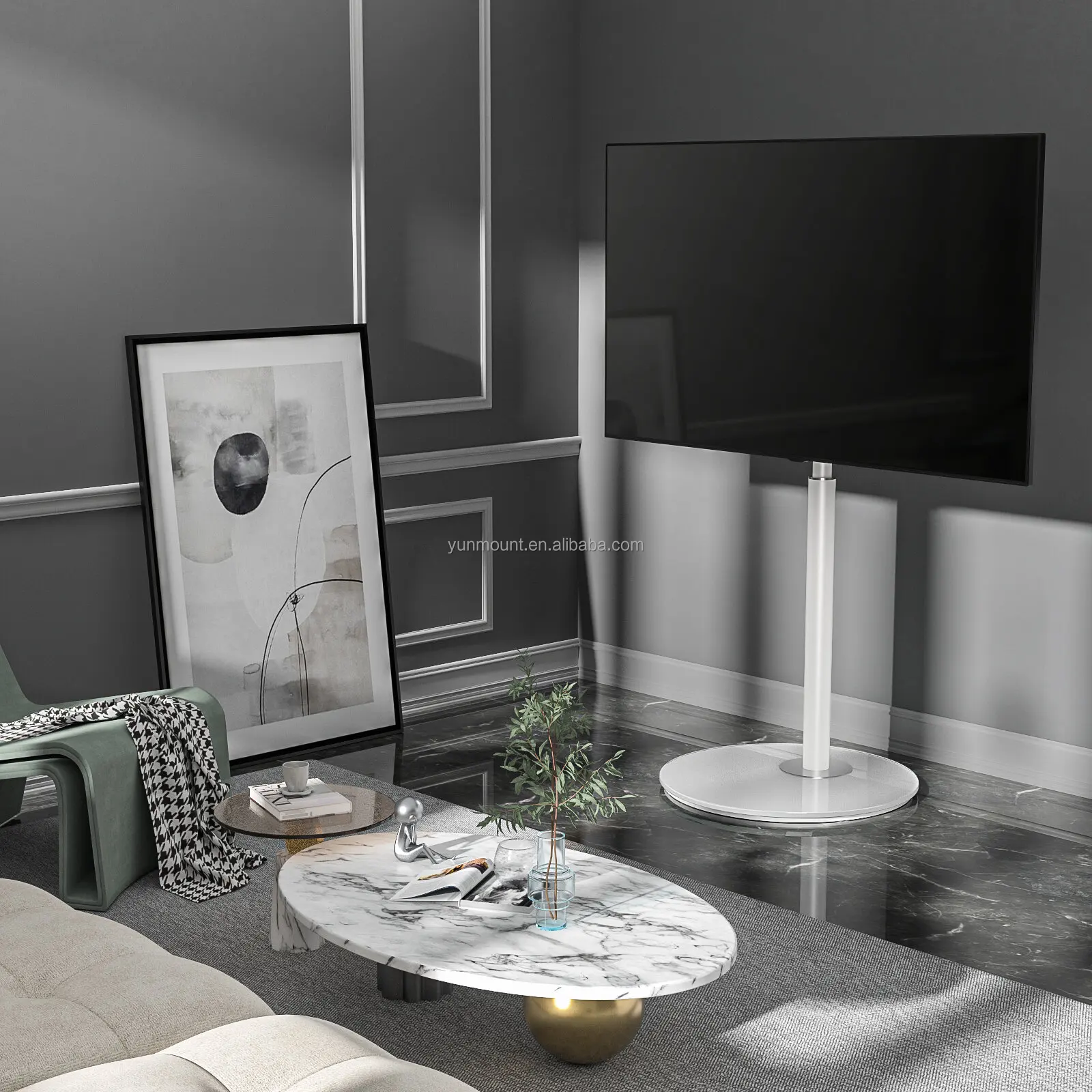 Floor TV Stand - Compatible with 32-65