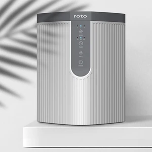 Portable Wireless Charger Mini Air Purifier 5 Stages HEPA Filter Electric Power Source Easy Desktop Aromatherapy Air Cleaning