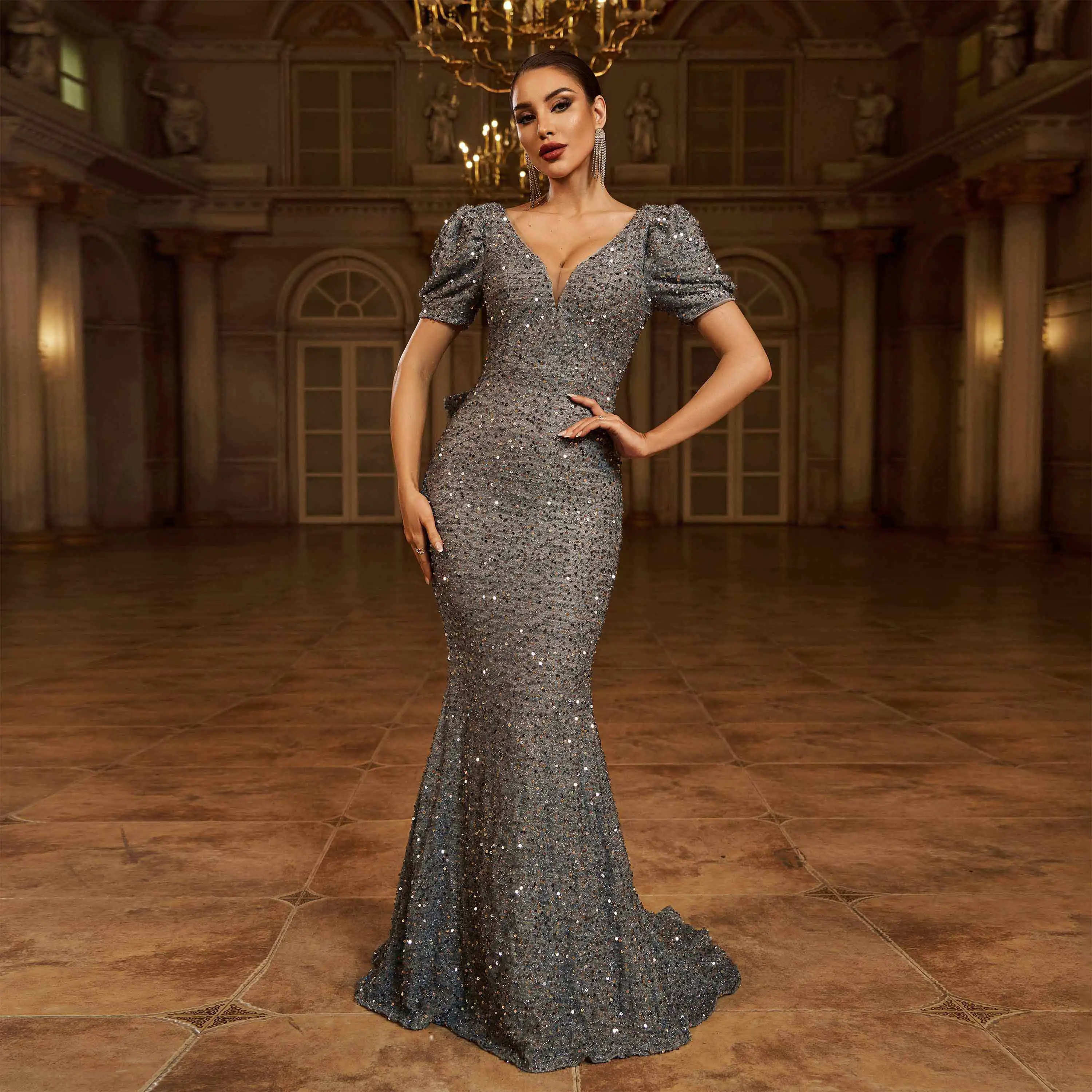 Evening Gown Robes De SoirÃ©es Robe De SoirÃ©e Pour Femme VoilÃ©