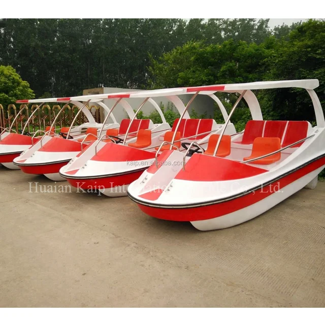 Customized Color 4-person Electric Boat With Fiberglass Material ...