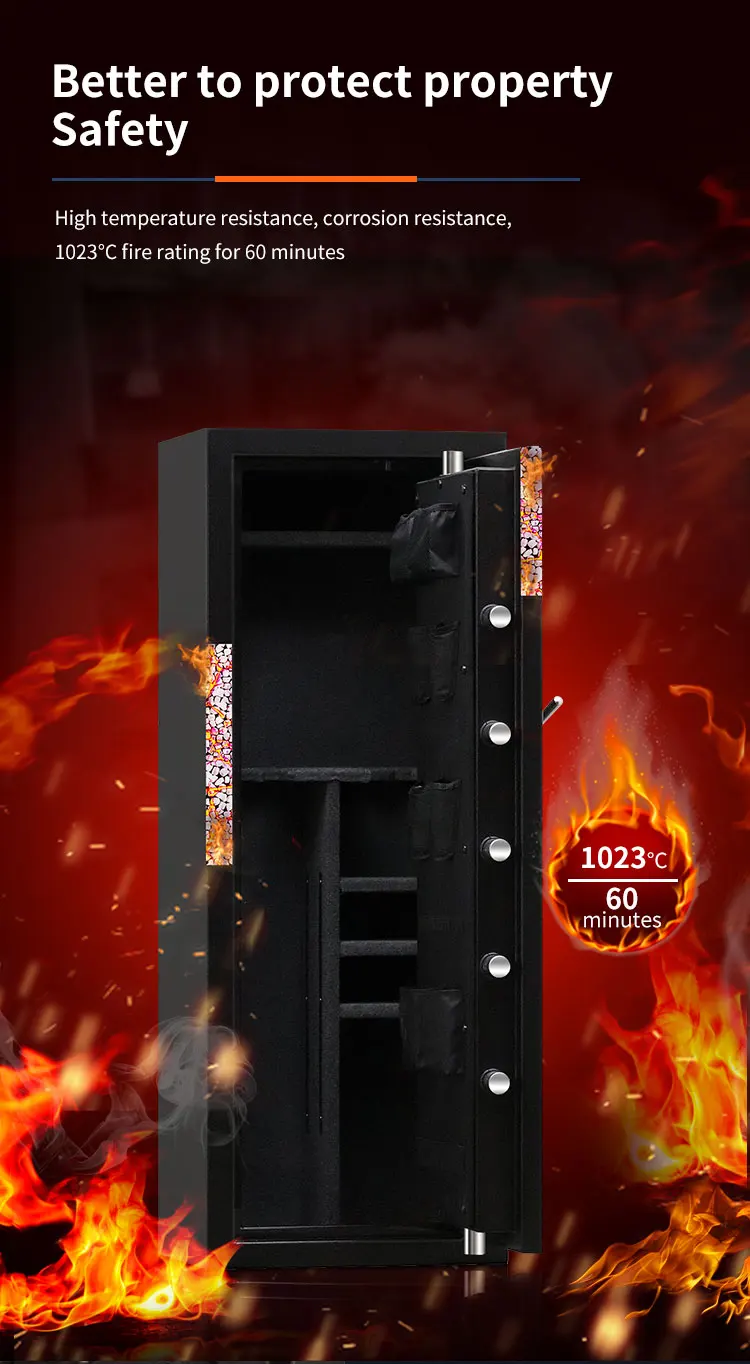 CEQSAFE High Security Protection Safe Home Use Fireproof Metal Safe Box details