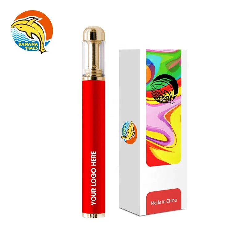 USA hottest empty 1ml disposable cbd vaporizer pen free packaging Gold 530mah recharge disposable vaporizer pen