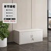 Single-section filing cabinet