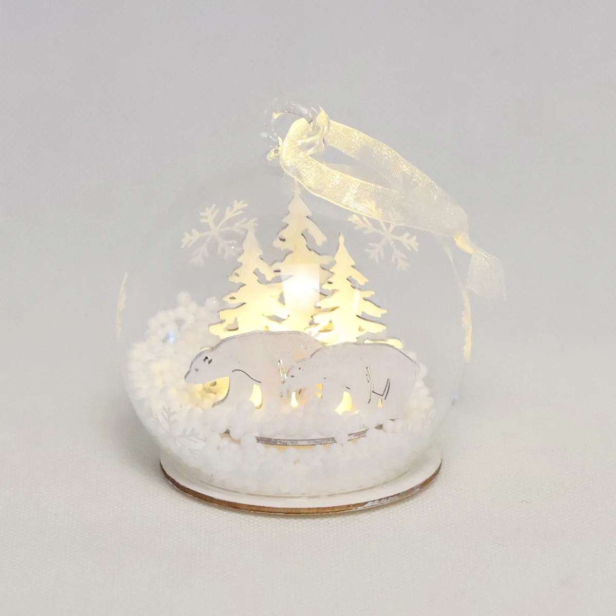 vendita al dettaglio decorazioni a sfera per Natale, palline natalizie economiche trasparenti, tipo di articolo palline di vetro