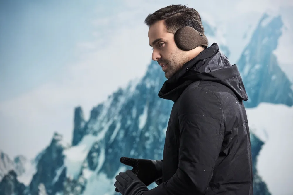 Custom Ear Muffs Winter Ear Warmers Men Solid Soft Plush Winter Earmuff