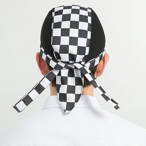 Unisex Comfortable Unlined Chef Hat Beret Breathable Mesh Japanese Restaurant Pirate Hat for Catering Waiter Made Twill Fabric