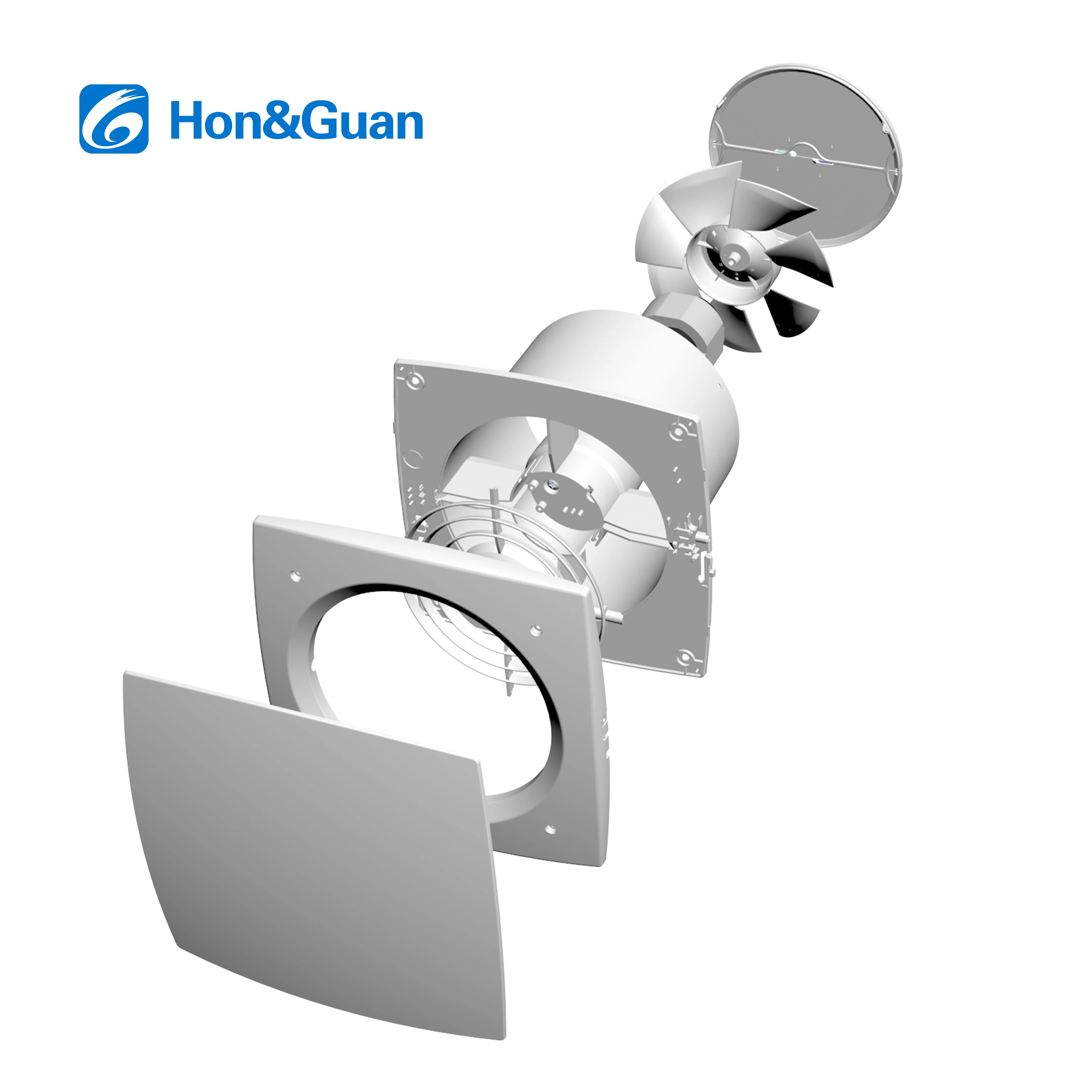 Mounted Wall Exhaust Fan, 4''6'', Ceiling - detail 18