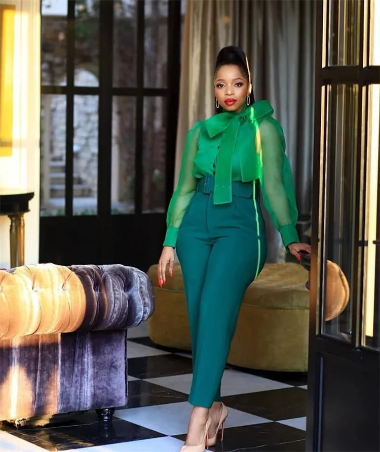 Womens Spring Summer Suit Pant High 