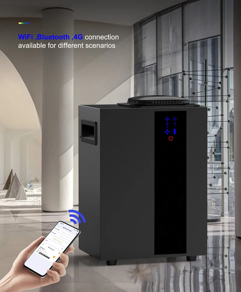 Luxury Pure Essential Oil Scent Machine Custom Logo Aroma Diffuser APP Control Electric Air Freshener Machine A1000