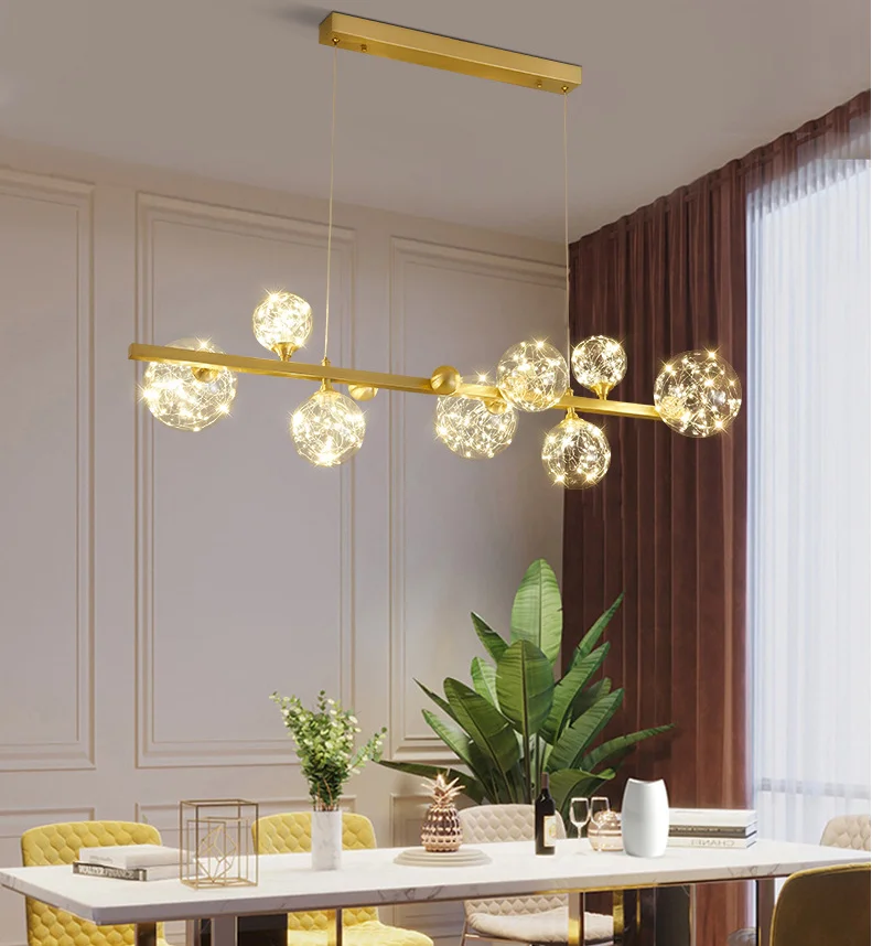 Circular chandeliers imported from china modern glass ball chandelier pendant lamp for kitchen gold led light chandelier pendant