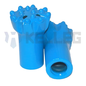 Top Hammer Rock Drill Bits R25 / R28 / R32 Tungsten Carbide Thread Button Bit taper drill bits