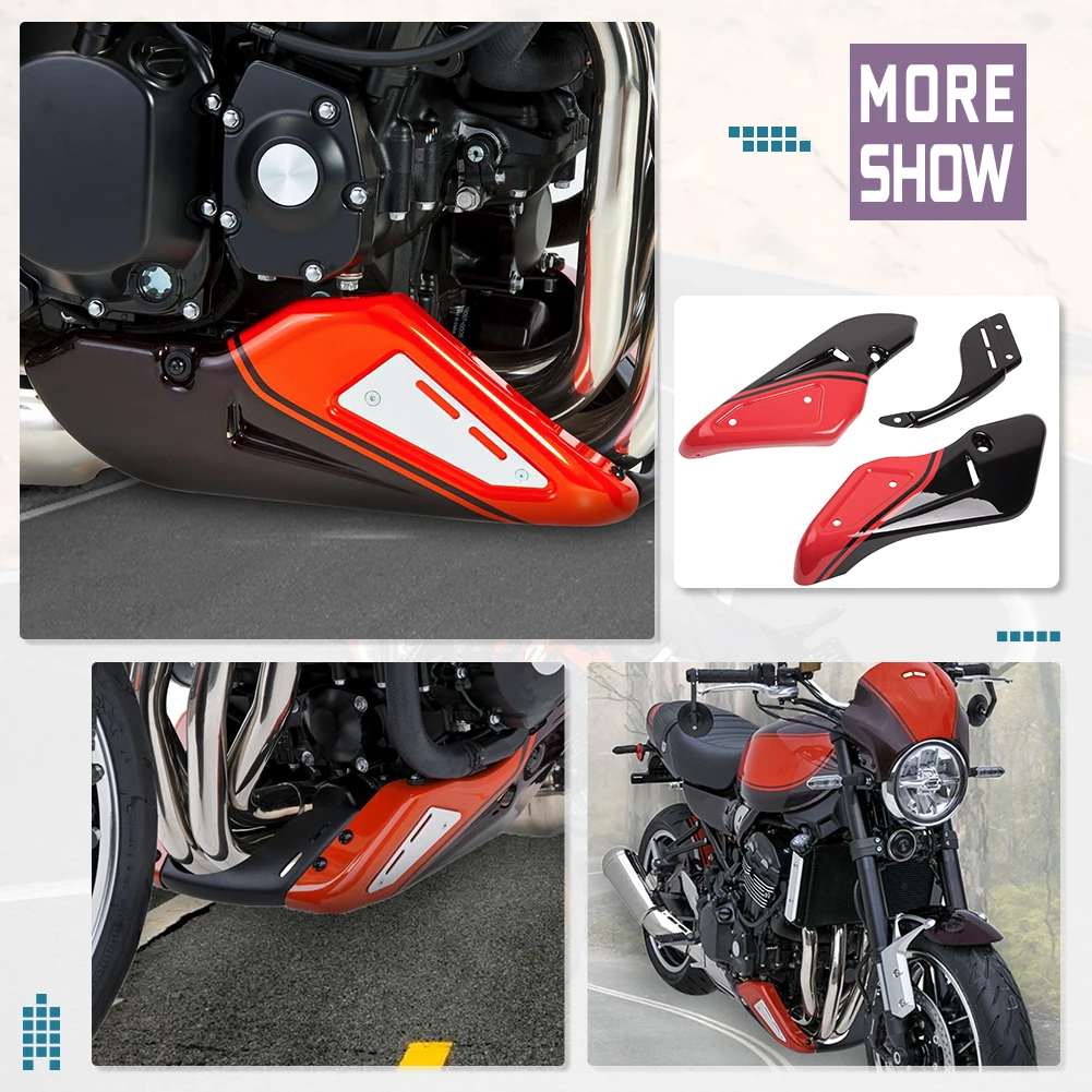 Couvercle Protection Moteur Kawasaki Z900RS/Z900 2018-2022 - Aluminium Argent
