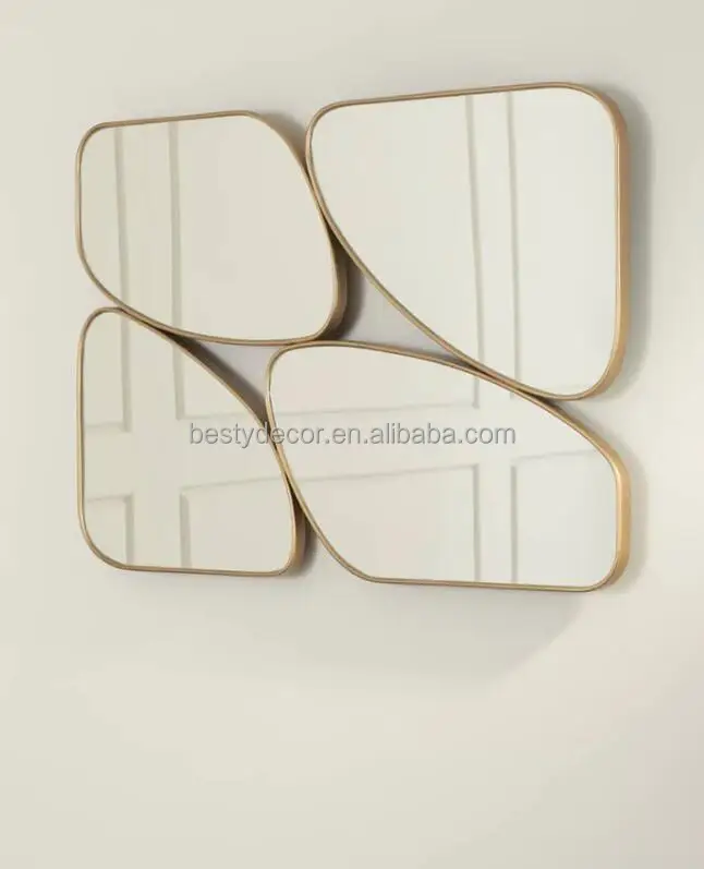 Decorative Mirror MDF Frame New Design Luxury  Living Room Hallway Furniture Wall Decoration Mirror