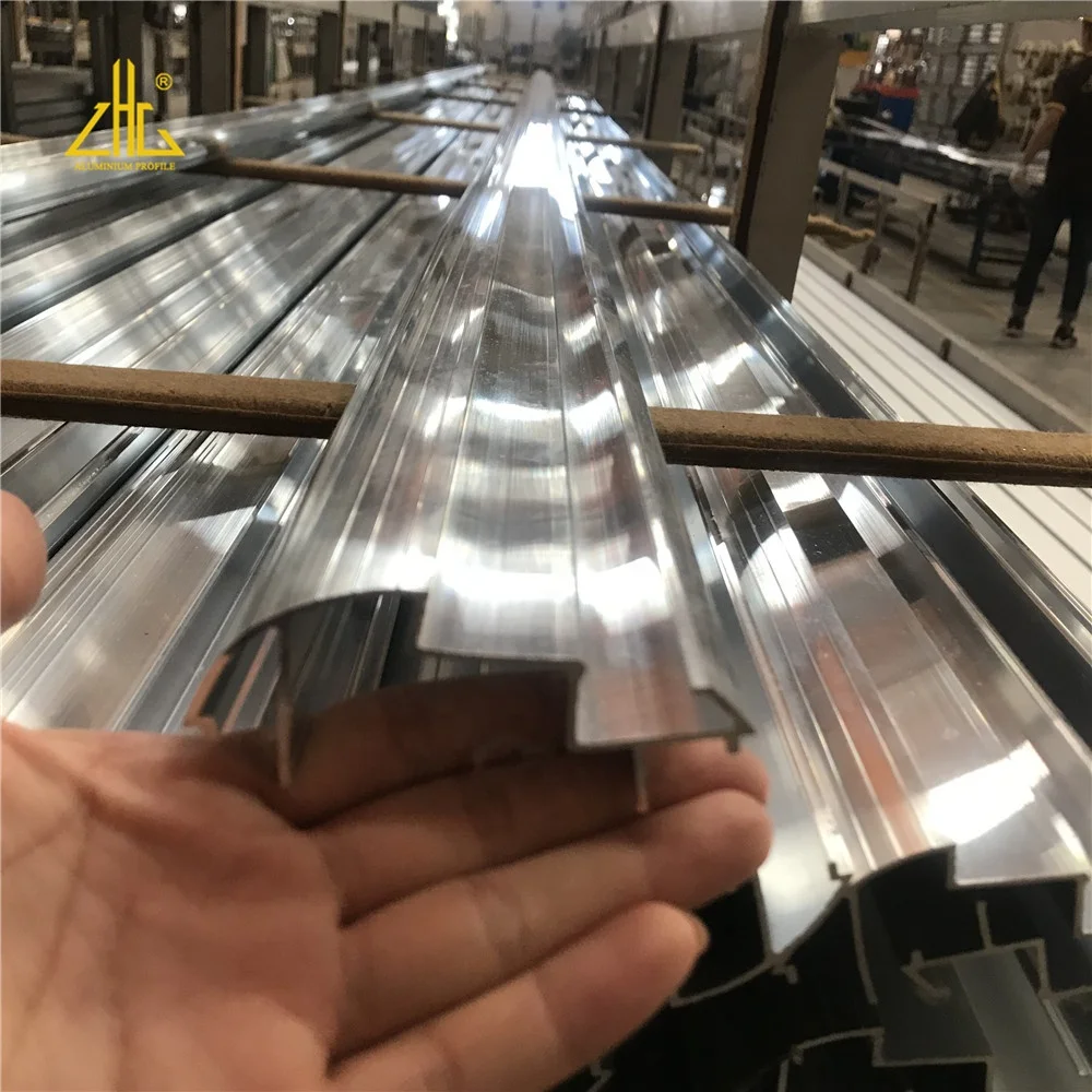 Polished Semi Circle Aluminium Extrusion Profiles Custom Extruded Alu Profile Suppliers