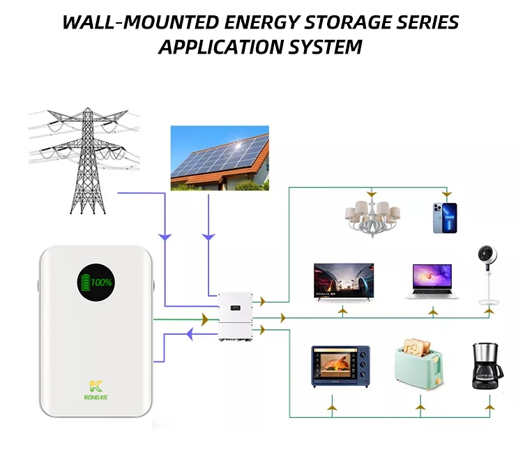 ROSH Lifepo4 48v Battery Power Wall Battery ODM Custom Color
