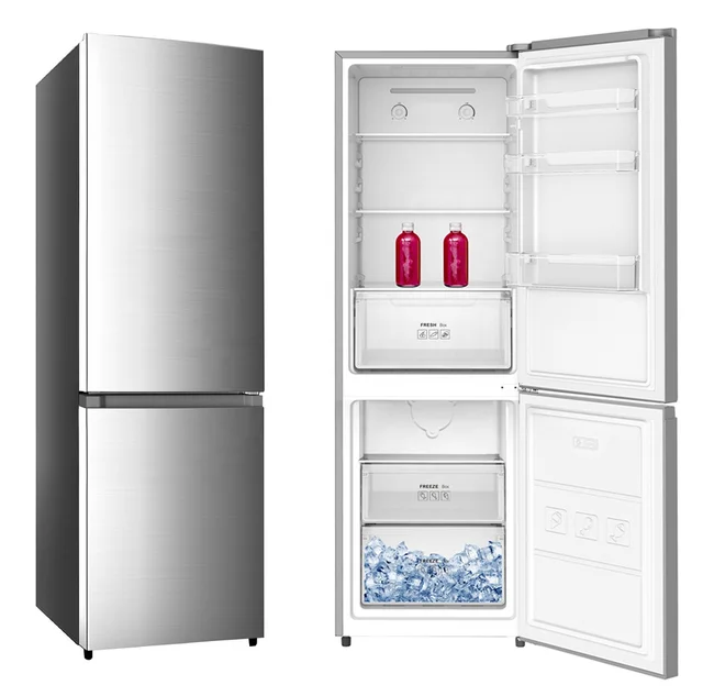 310RW No-Frost COMBI Stainless Steel Refrigerator Electric Portable Frost-Free Defrost Type for Household & Hotel Use