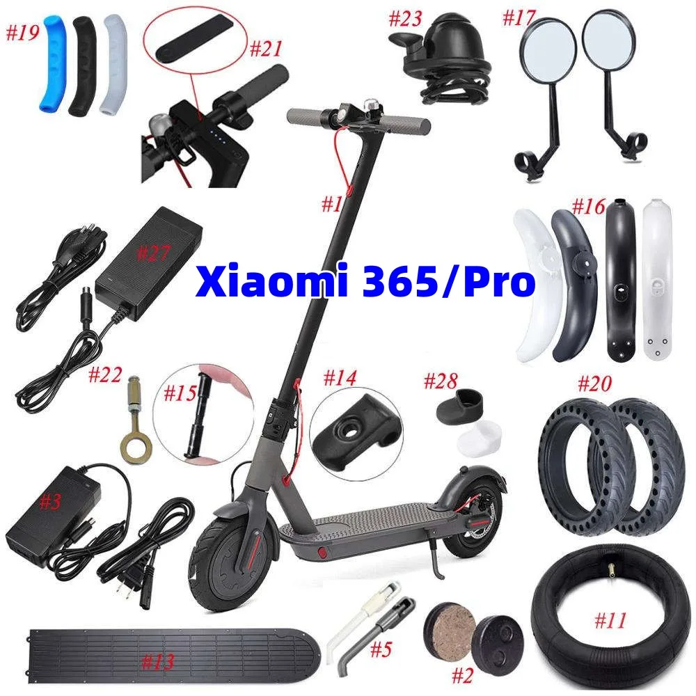 CHICIRIS Bloc De Pression Et Cache Avant Pour Scooter électrique M365/Pro - 2 Pièces En Acier, Pièces De Rechange Robustes