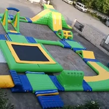 good price commercial big inflatable floating water park equipment inflatable sea water park obstacle course