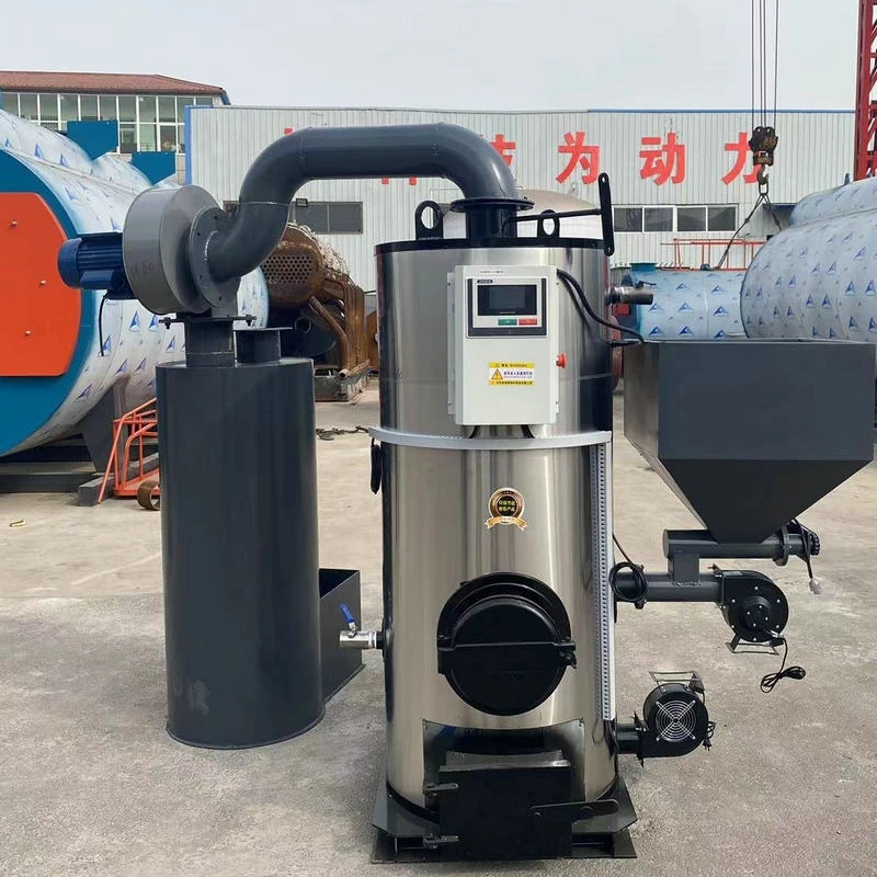 Compact Structure Low Pressure Steam Boiler Generator Vertical Wood Fired Boiler Swimming Pool Heating Use Biomass Boiler