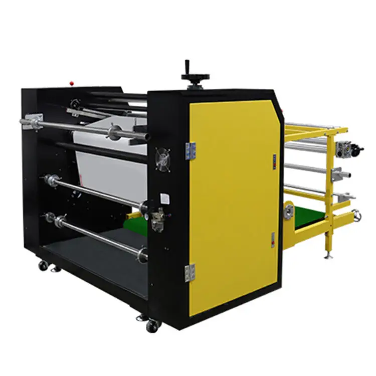 Mini Small Jc 26b Used in Heated Roller 120 cm Rubber 420mm Roll to Roll Heat Press 1.2m Sublimation Machine for Pvc Patch Label