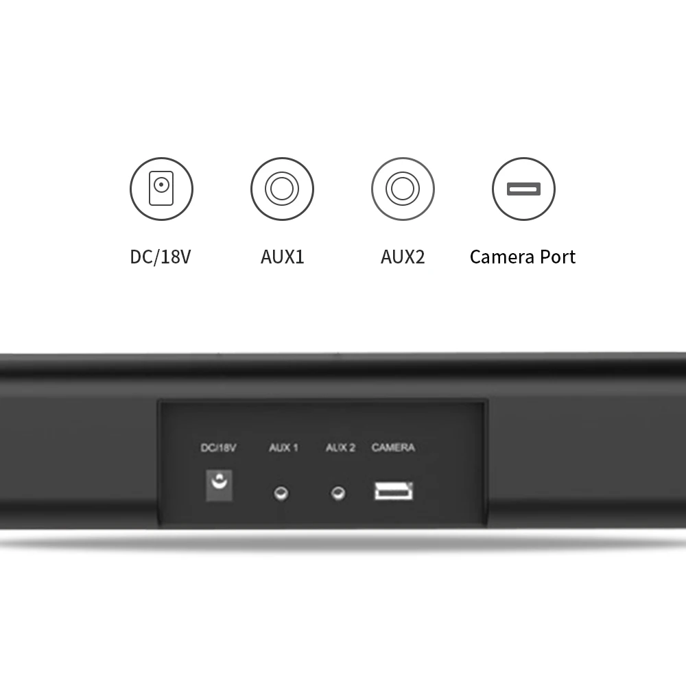 Meeting Pod with 4K UHD Camera and Microphone Bluetooth Connection Broadcast for Video Conferencing 1080P 720P