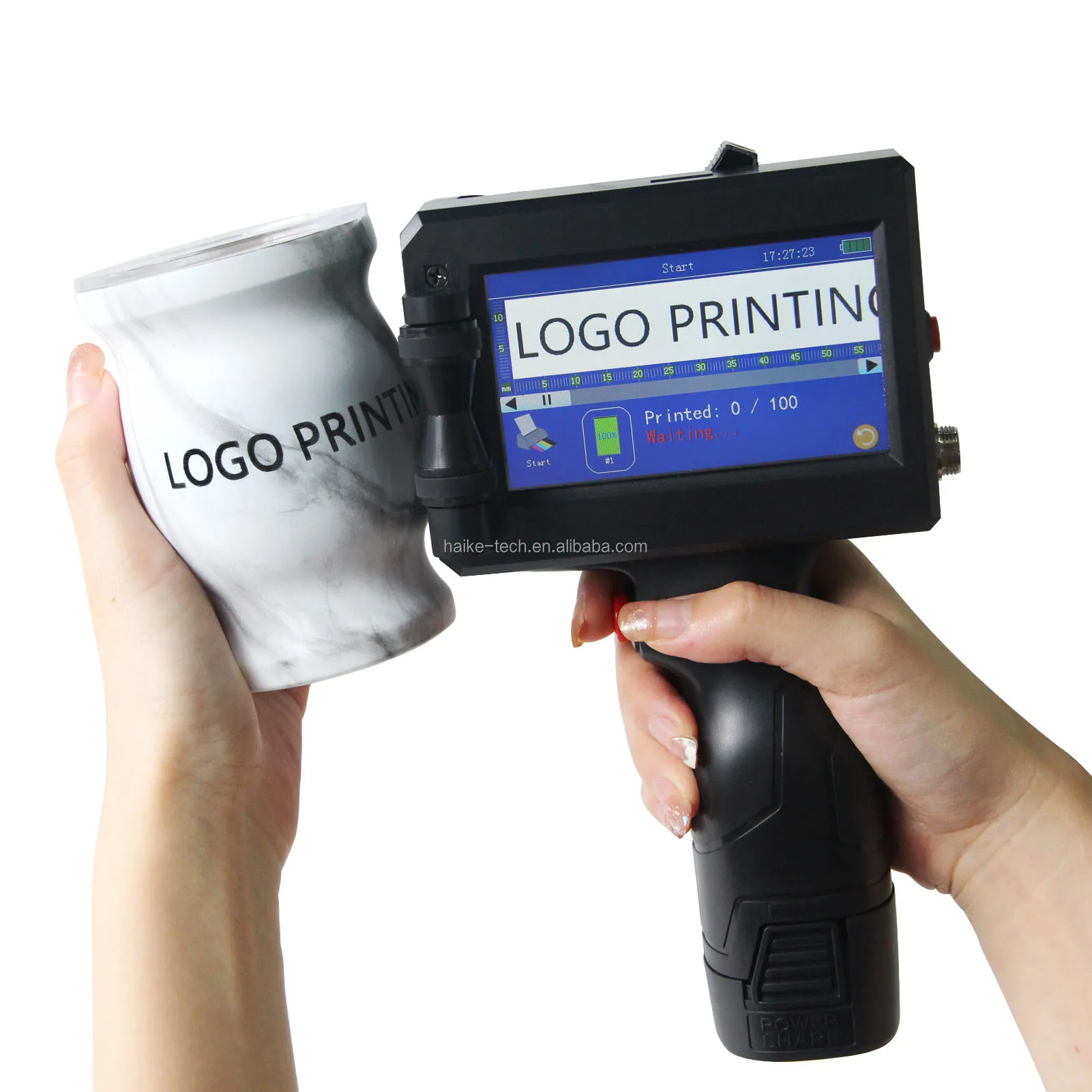 Portable Smart Inkjet Printer - 4.3" Touch Screen, Fast Drying, Handheld Label Printing Machine For Commercial Use