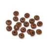 Perles rondes plates 4x11, marron moyen