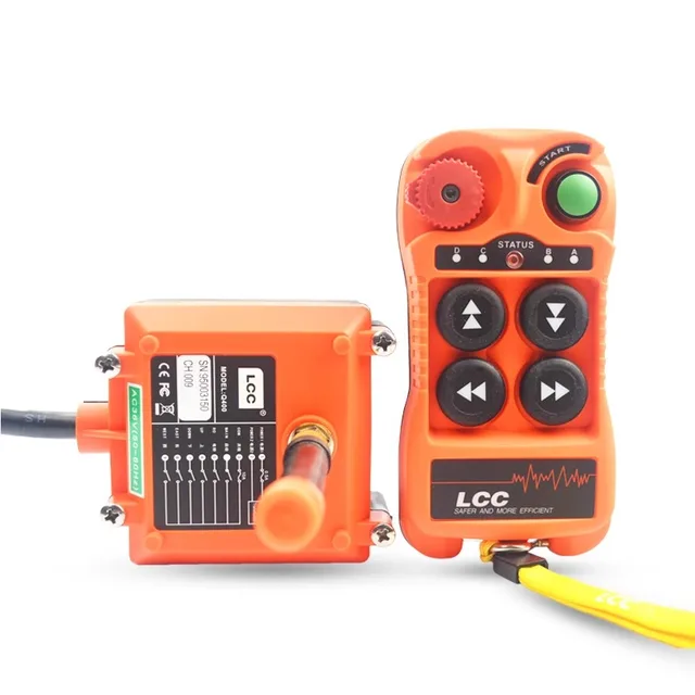 Industrial Crane Single speed push wireless 4 button remote control for lifting equipment hoist Universal Remote Control