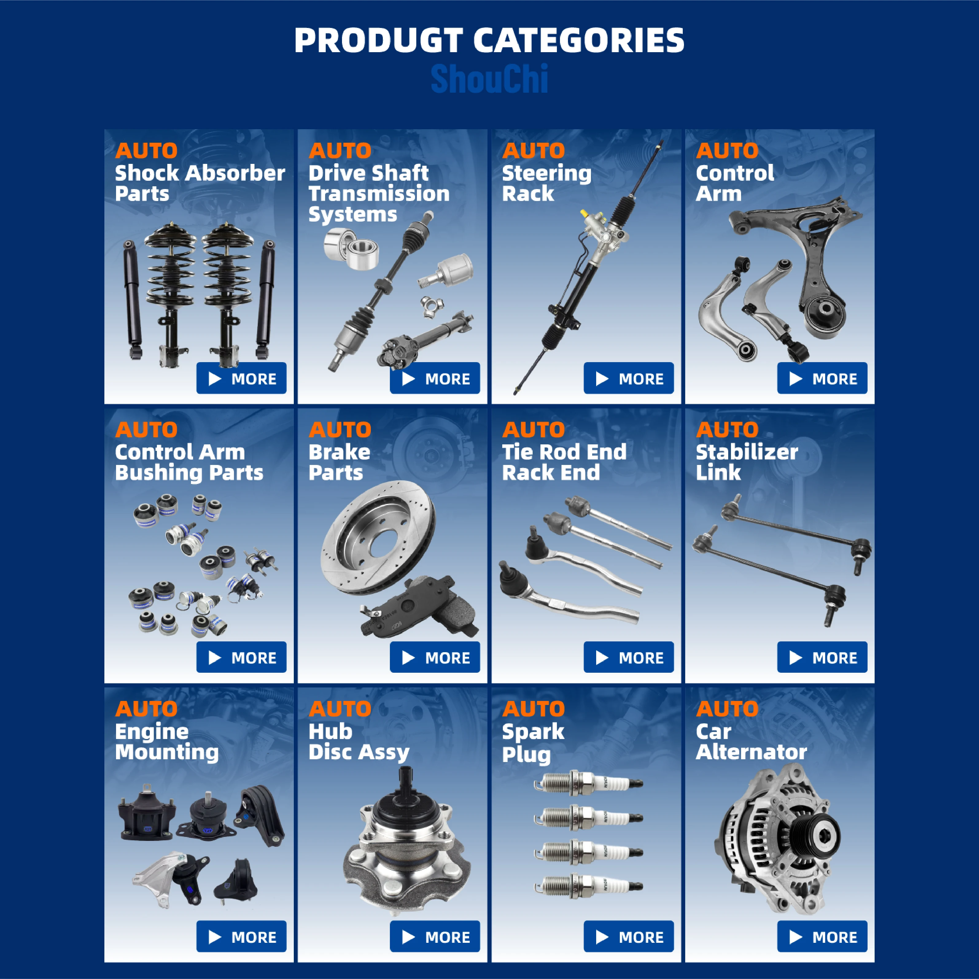 Shouchi 343295 Shock Absorbers for Toyota YARIS/VITZ/ECHO