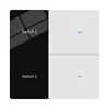 2gang LED Screen switch-White