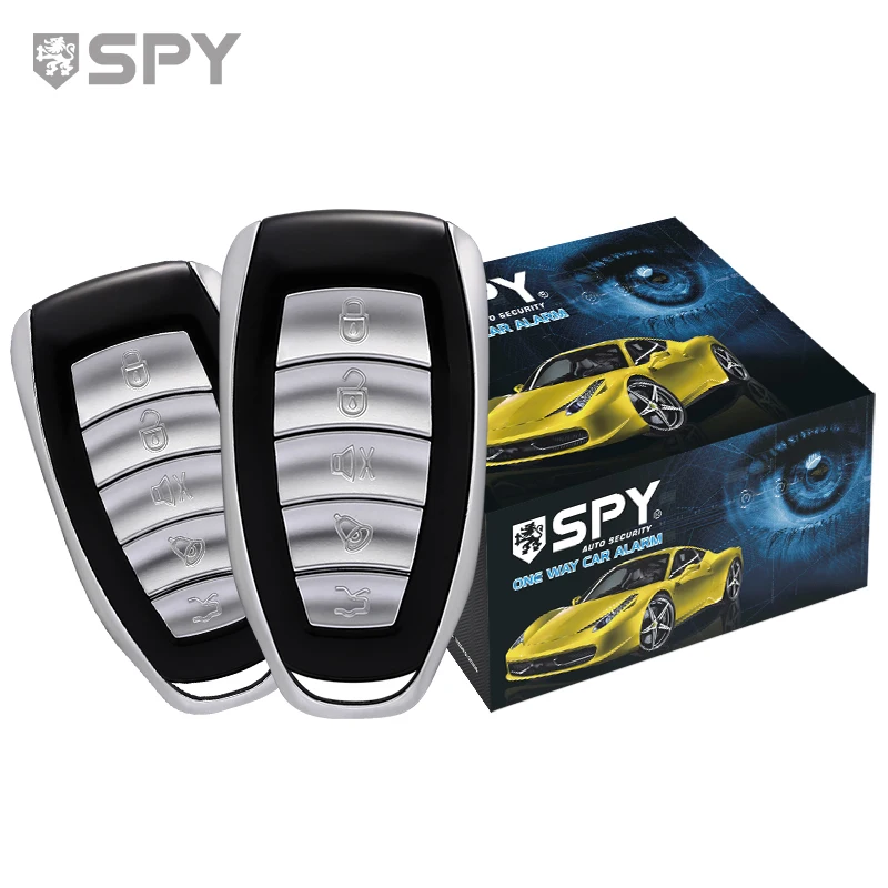 SPY One Way Immobilizer Universal Smart Remote Start Car Alarm System Security