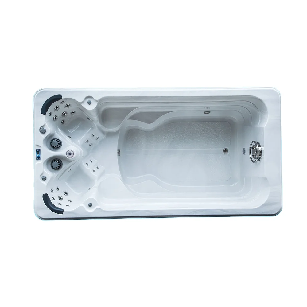 Oem 4 M Pool Spa Above Ground Endless Pool Hot Tub Spa with Endless Swimming Pool