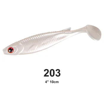 CHEERY NOEBY 10cm Paddle Shade Soft Bait Swimbait Luminous Fishing Lure Plastic Soft Baits Leurre for Saltwater and Freshwater – Soft Lure – view 4