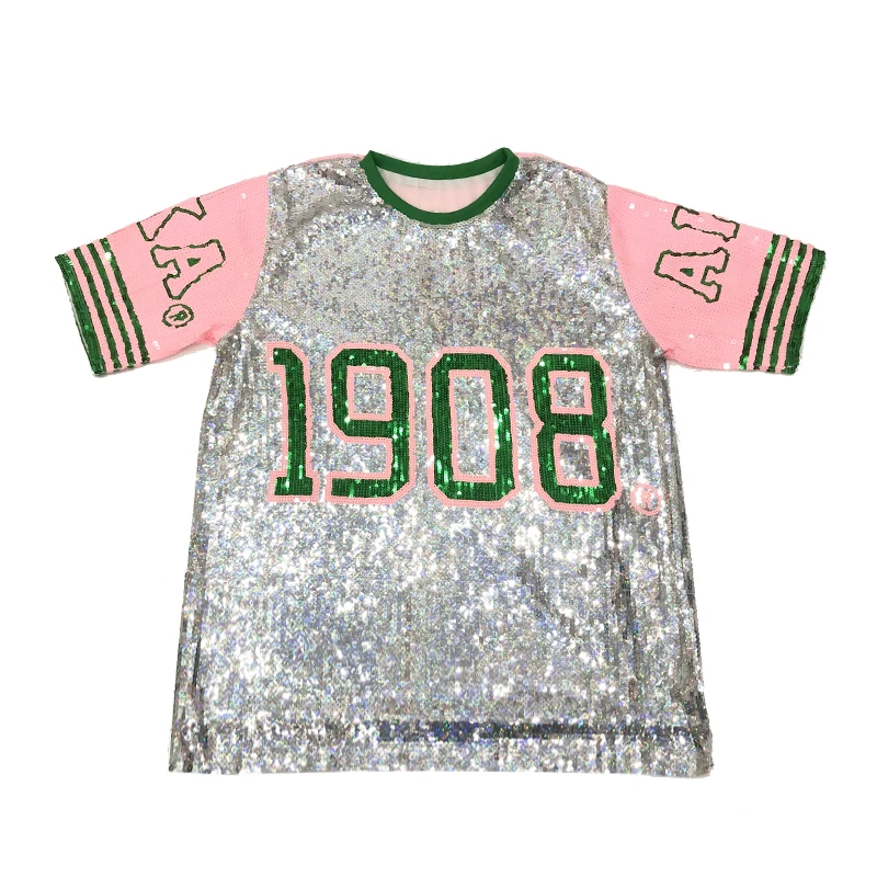 Wholesale Party Club - Customize Oversized Glitter Jersey Dress Wholesale Party Club - Customize Oversized Glitter Jersey Dress