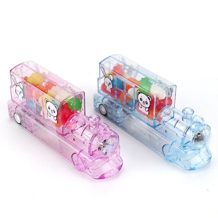 train toy with candy