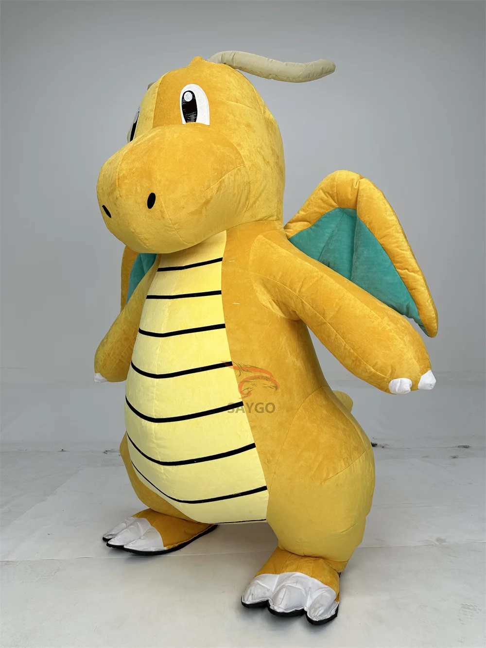 Japanese Anime Cartoon Character Dragon Pokemoned Plush Yellow Flying  Dinosaur Inflatable Mascot Costumes, image size:1000x1333