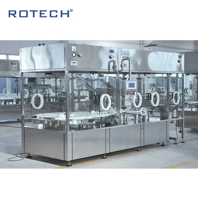 Фармацевтическая линия по производству колпачков для наполнения пудры флаконов под ключ