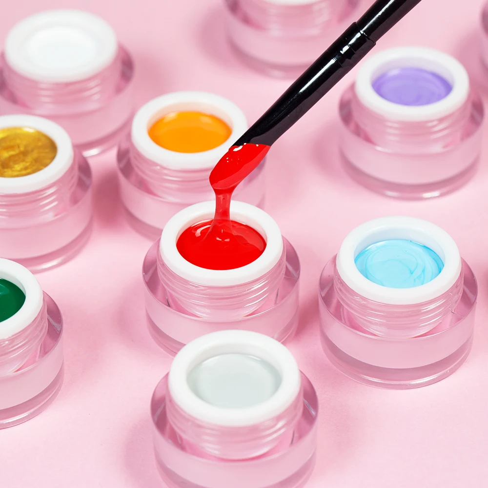 Новинка 2023 высокое качество дизайн «сделай сам» цветной гель для рисования без протирания удаляемый замачиванием Светодиодный УФ-гель в наличии